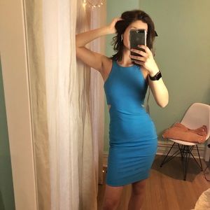 Elizabeth and James Blue Dress